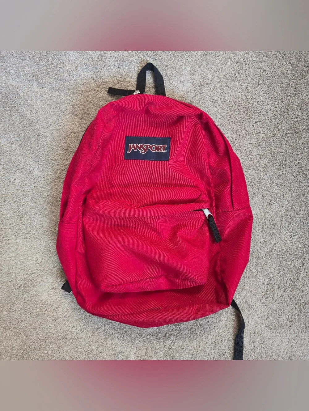Vintage JanSport SuperBreak Backpack Red